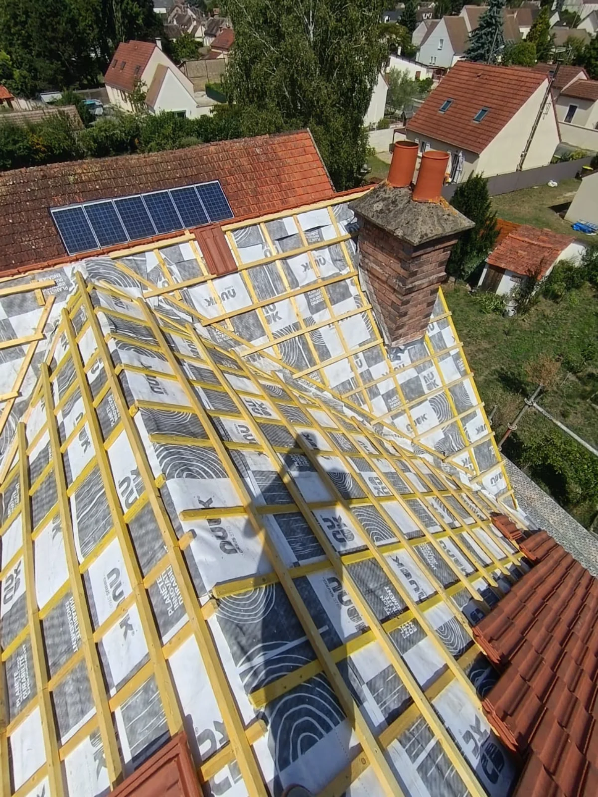 Réfection toiture tuiles Vincennes 94